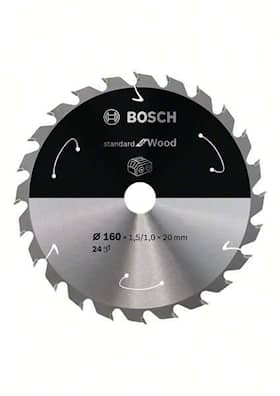 Bosch Standard for Wood-rundsavklinge til batteridrevne save 160x1,5/1x20 T24