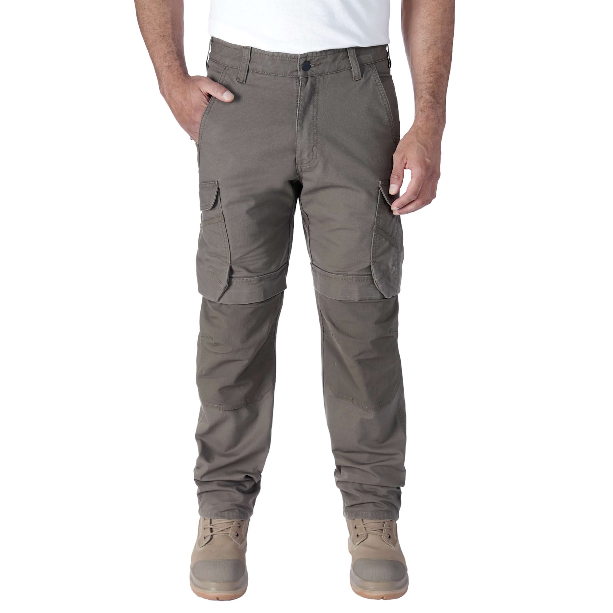Carhartt Steel Rugged Cargo Arbetsbyxor Herr Tarmac W34/L30
