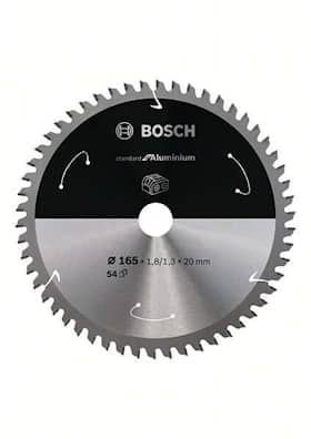 Bosch Standard for Aluminium-rundsavklinge til batteridrevne save 165x1,8/1,3x20 T54