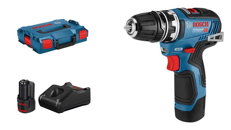 Bosch Akkuporakone/ruuvinväännin GSR 12V-35 FC, 2x3.0Ah, 1 istukka