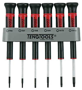 Teng Tools Miniskruvmejselsats MDM706TX 6 delar