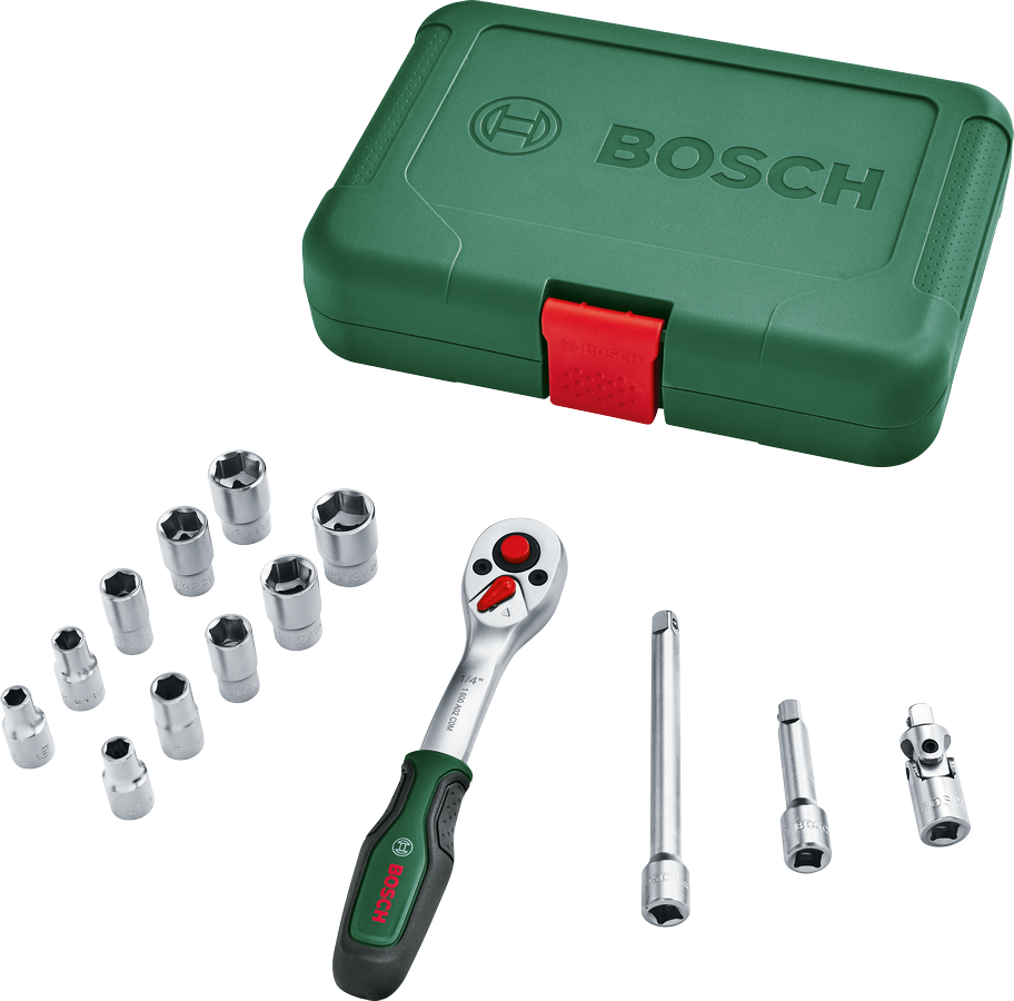 Bosch DIY Hylsyavainsarja 1/4", 14 osaa
