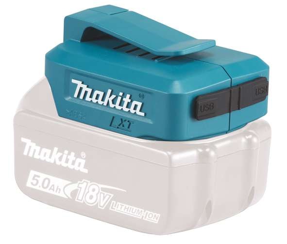 Makita Akkuadapteri LXT® Li-Ion, 14,4V / 18V, ADP05
