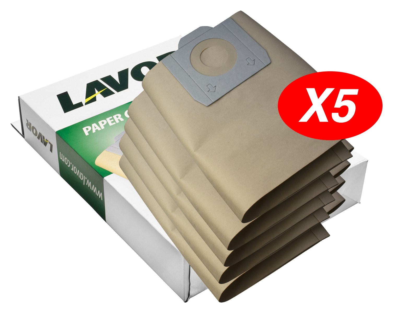 Lavor Filterpåsar 5.212.0049 5-pack