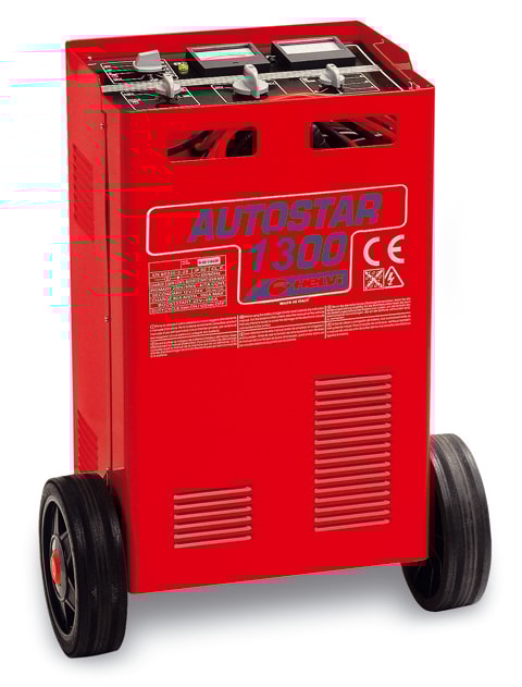 Helvi batterilader med starthjelp Autostar 1300, 12/24 V