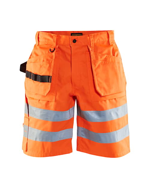 Shorts med spikfickor varsel Orange C44