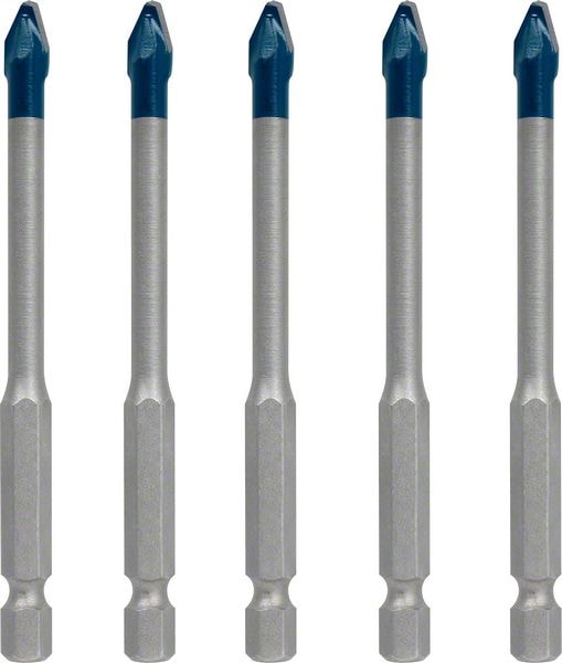 Bosch Drill Kit Expert HEX-9 HardCeramic for takstein, 6 mm, 5 stk.