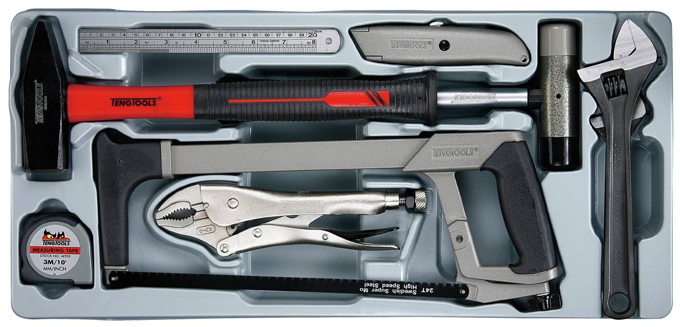Teng Tools 9-osainen työkalusarja TTPS09E