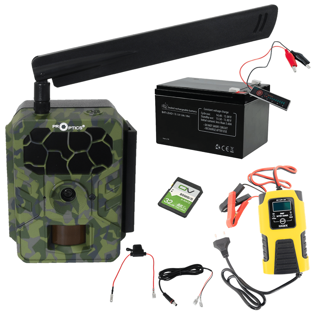 Pro-Optics PRO 4.4G Åtelkamera Startpaket Blycell