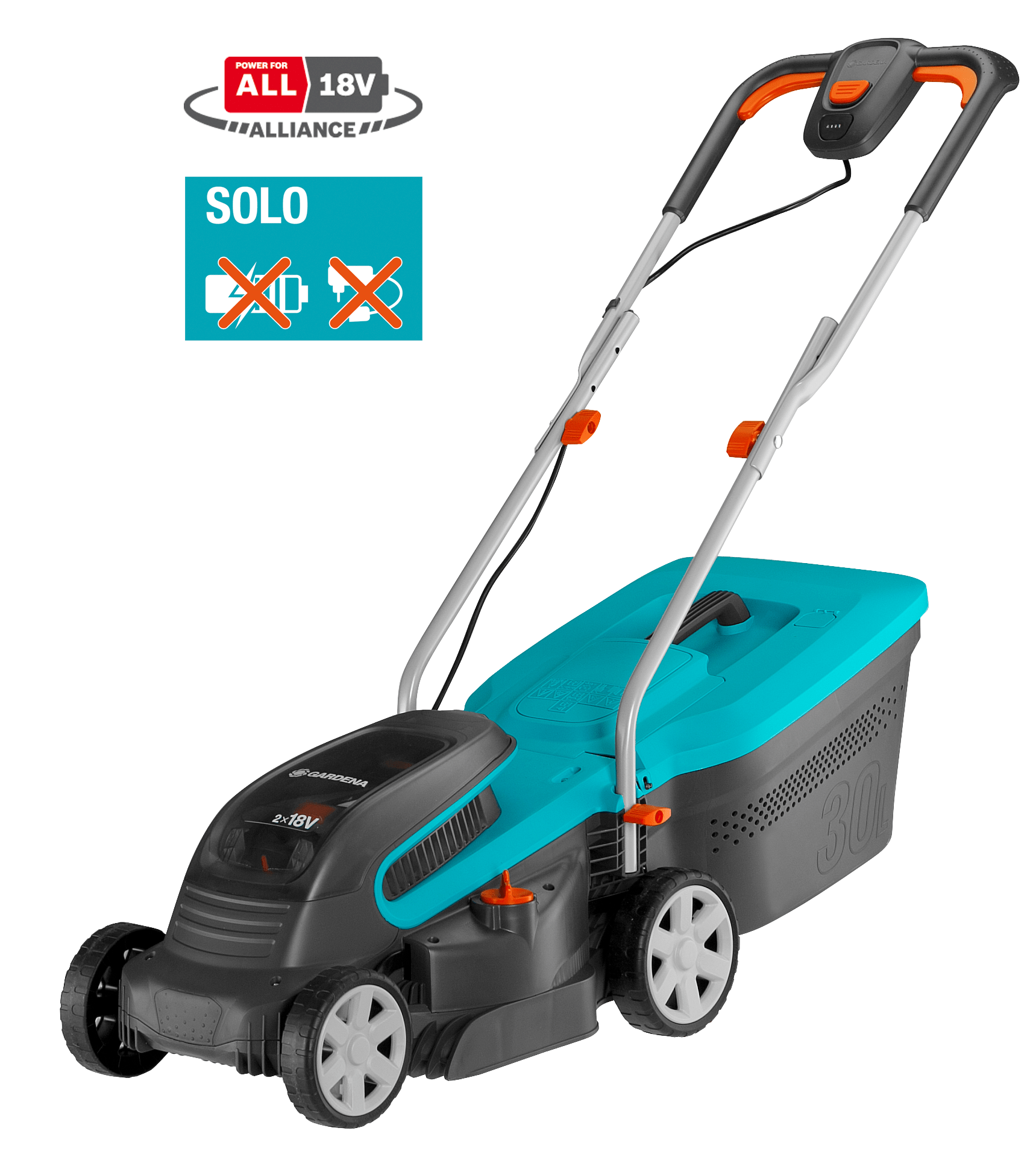 Gardena Akkuruohonleikkuri Powermax™ 32/36V P4A Ilman Akkua