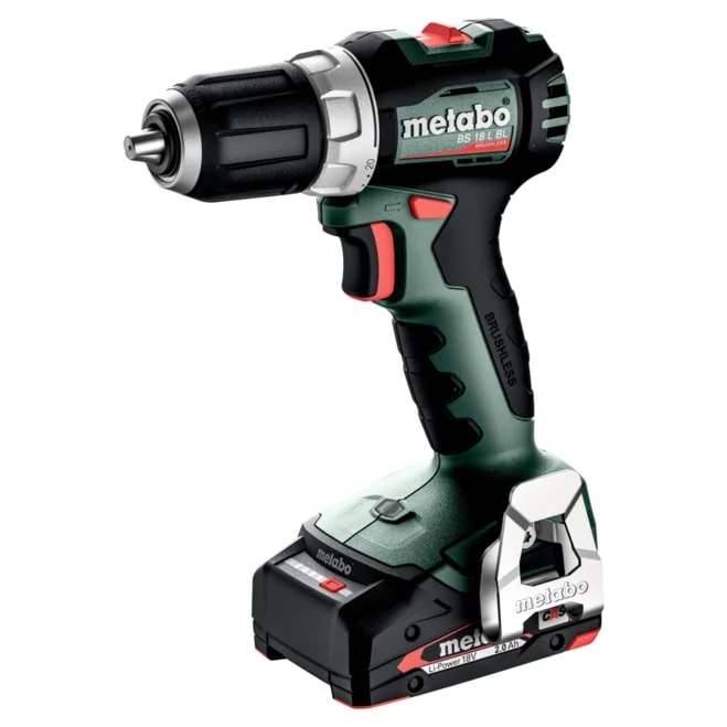 Metabo Skruvdragare BS 18 L BL Q med 2x4Ah batterier & laddare
