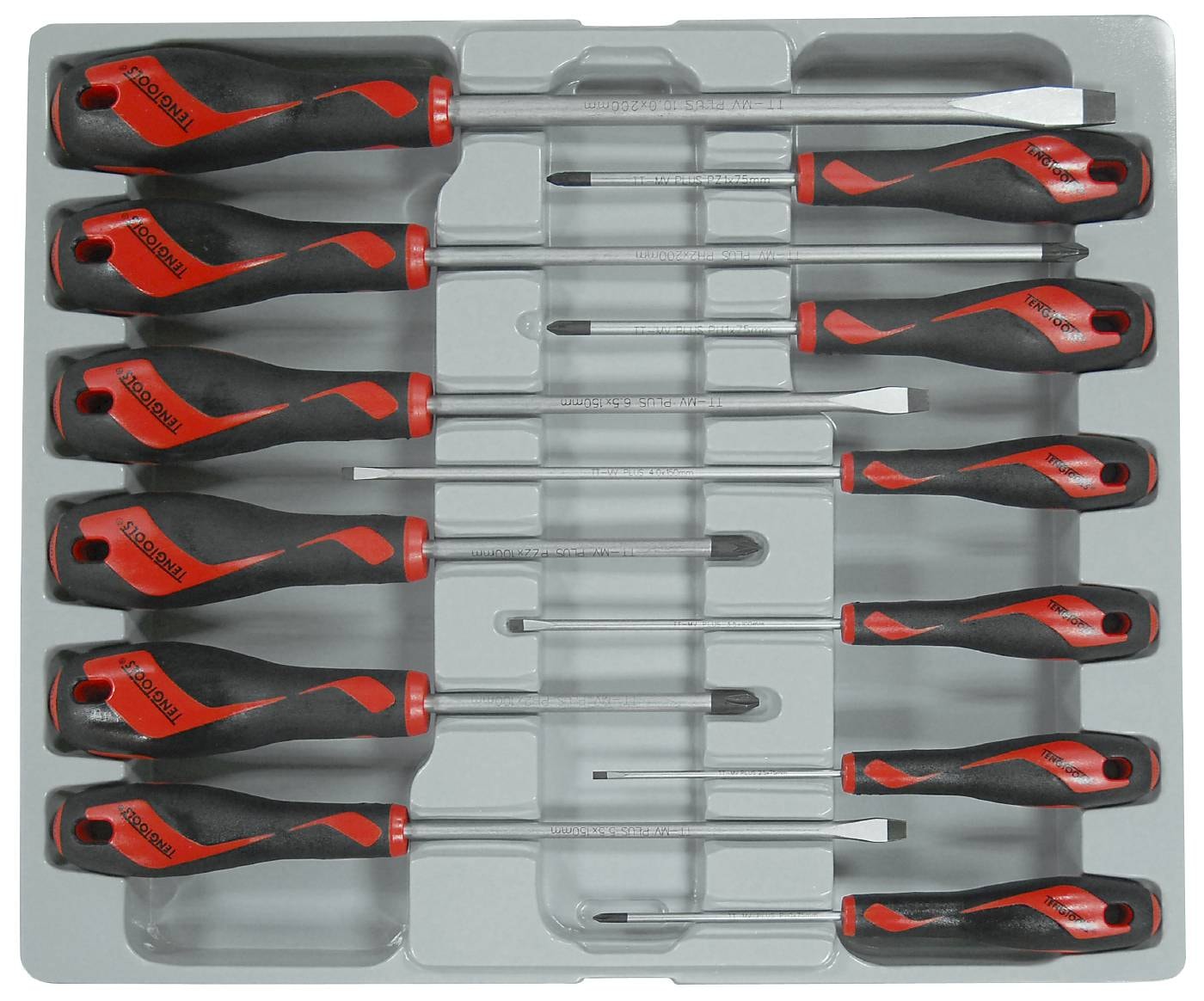 Teng Tools Skruvmejselsats MD912N 12 delar