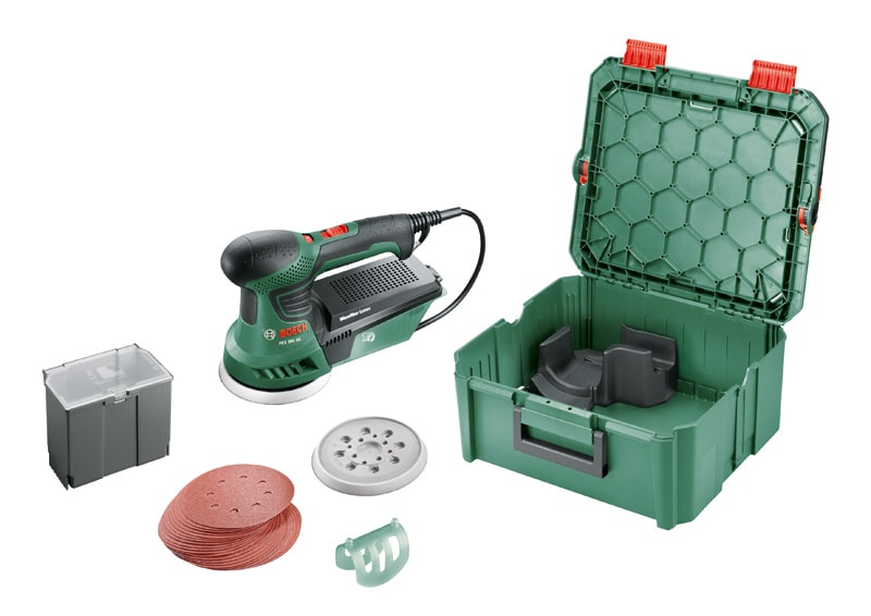 Bosch DIY Epäkeskohiomakone Pex 300 Ae+Systembox M