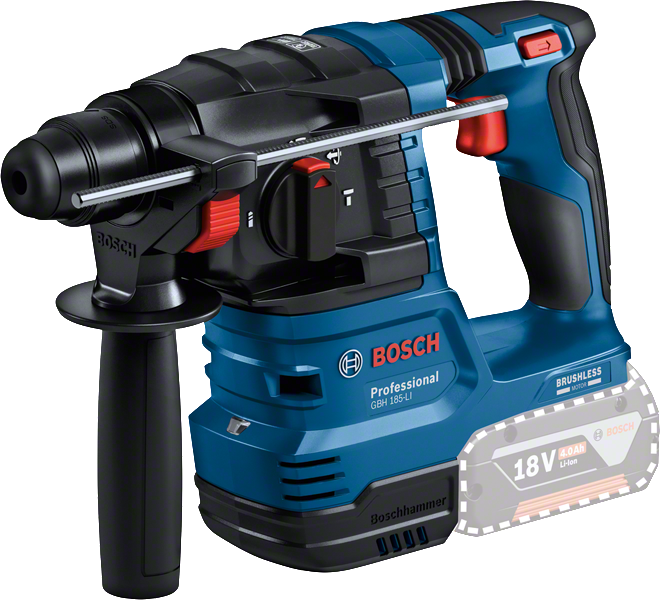 Bosch Borrhammare GBH 18V-22 utan batteri & laddare i L-boxx