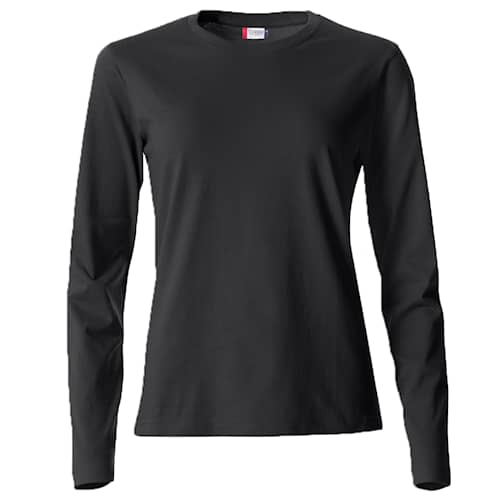 Clique Basic Långärmad tröja Svart Dam - XS