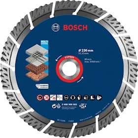 Bosch Diamantkapskiva Expert MultiMaterial 230 x 22,23 x 2,4 x 15 mm