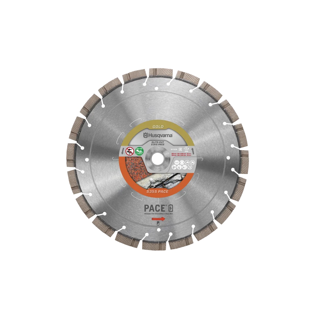 Elite-cut S35s Pace 350 15 25.4