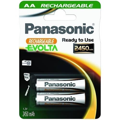 Panasonic oppladbart batteri Aa 2450 Mah
