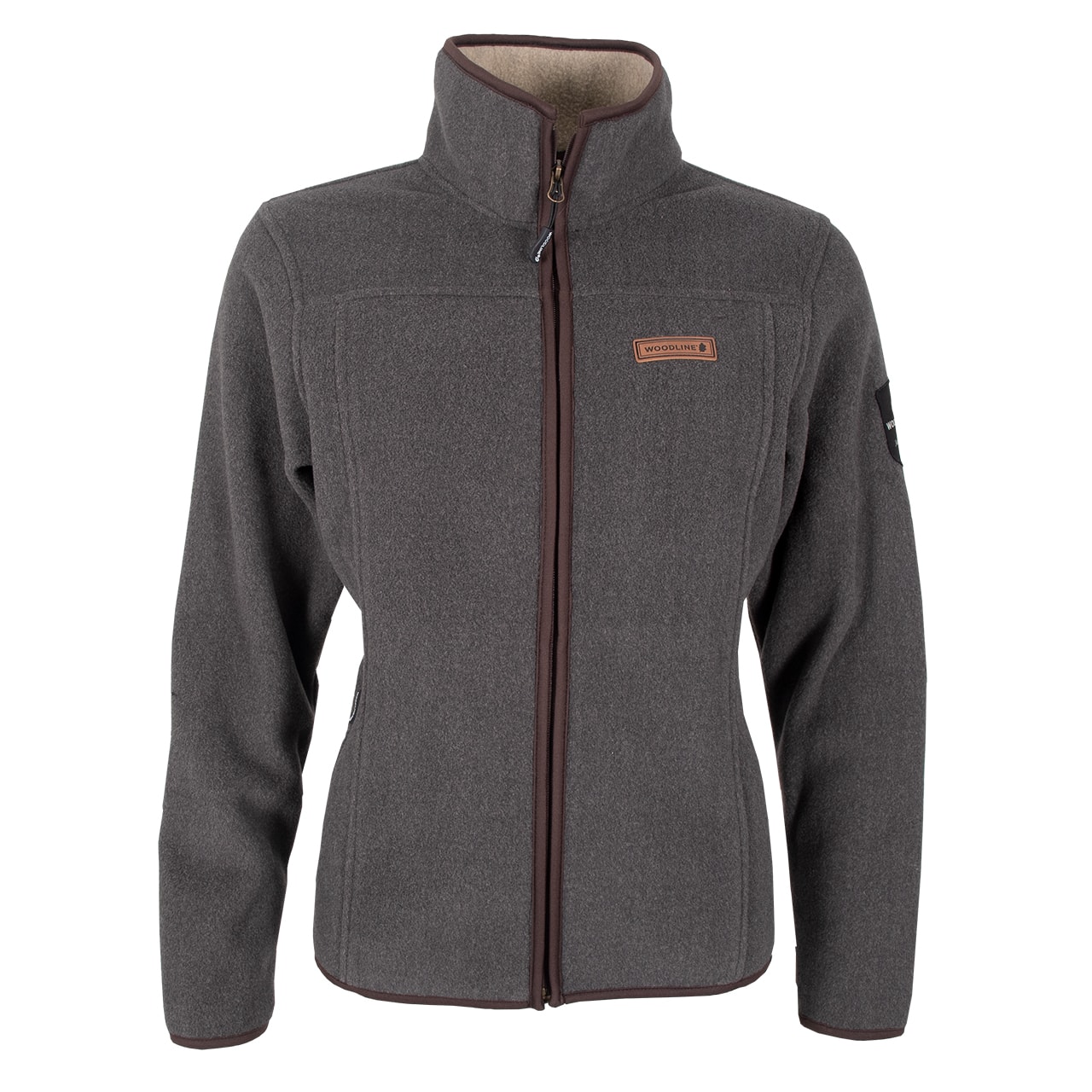 Woodline Bolmen Fleecejacke Damen Grau - 44