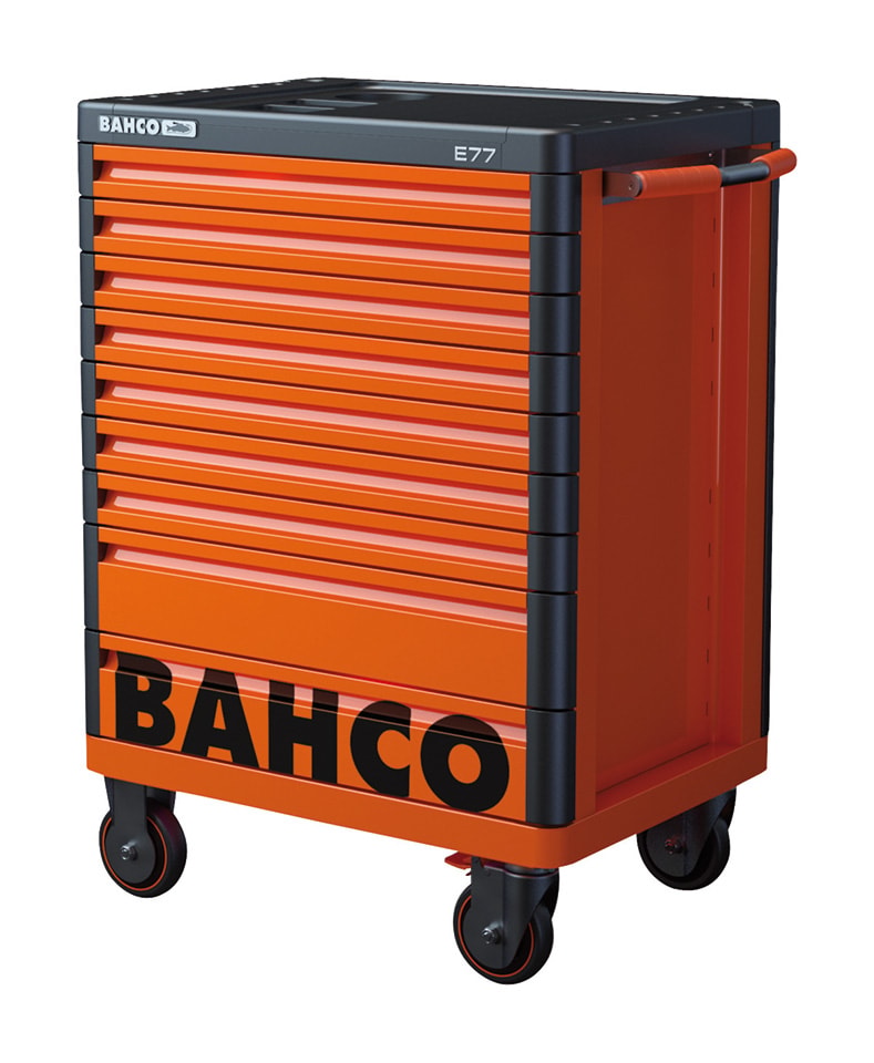 Bahco Verktygsvagn 1477K9 9 lådor Orange Premium