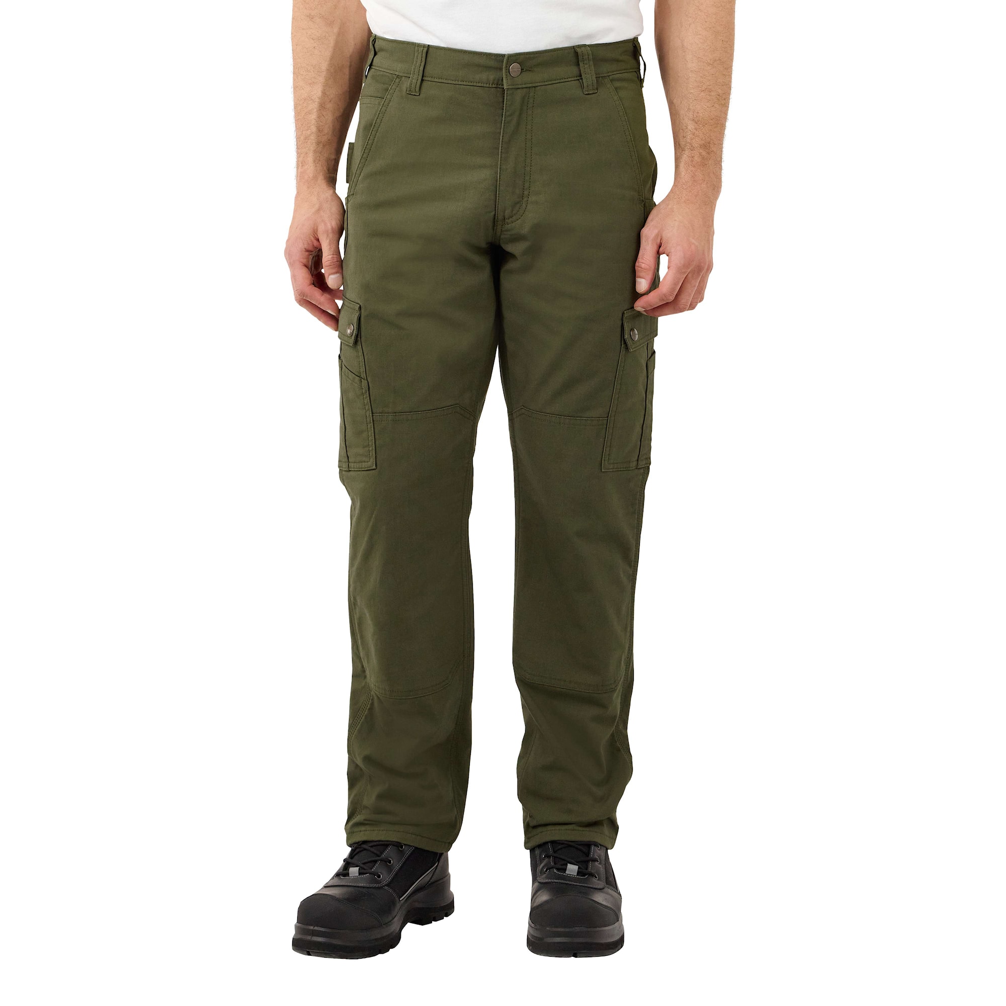 Carhartt Ripstop Fodrade Cargo byxor med foder Herr Basil W42/L32