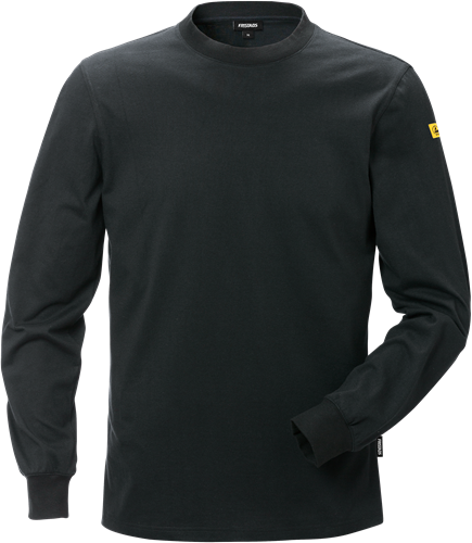 Fristads ESD langermet t-skjorte 7082 XTM Svart 3XL