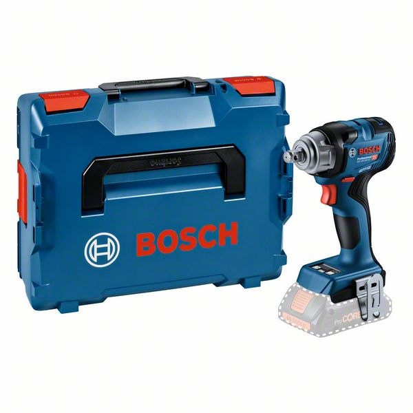 Bosch Mutterinväännin GDS 18V-330 HC LB GCY, ilman akkua ja laturia