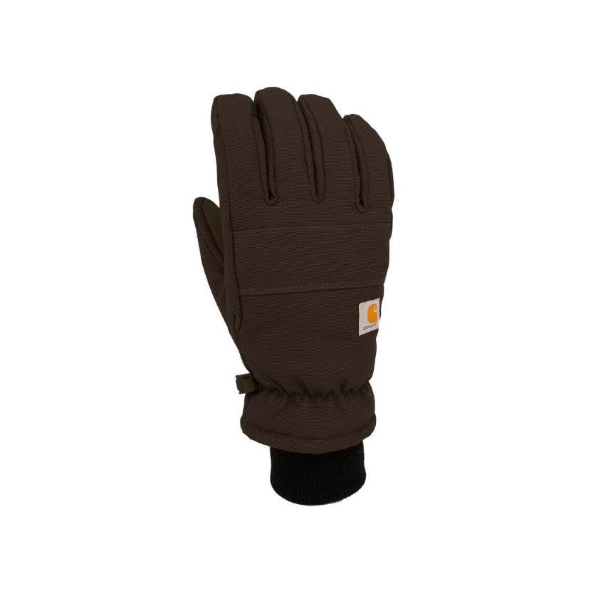 Carhartt Insulated Duck Sythetic Leather Touch-Sensitive Knit Cuff Handskar Dam Black L