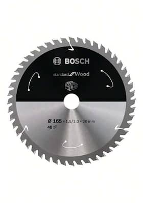 Bosch Standard for Wood-sirkelsagblad for batteridrevne sager 165x1,5/1x20 T48