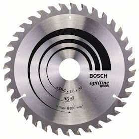 Bosch Sirkelsagblad Optiline Wood 184 x 30 x 2,6 mm, 36