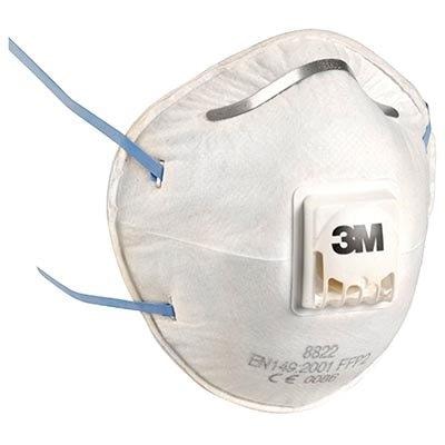 3M™ Støvmaske, FFP2, med ventil, 8822