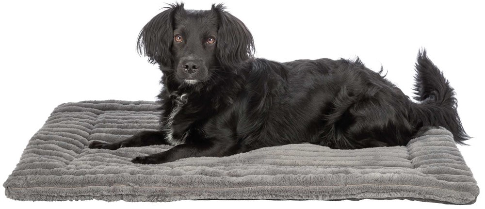 Lonni liggmatta, manchester plysch, 130 x 90 cm, grå