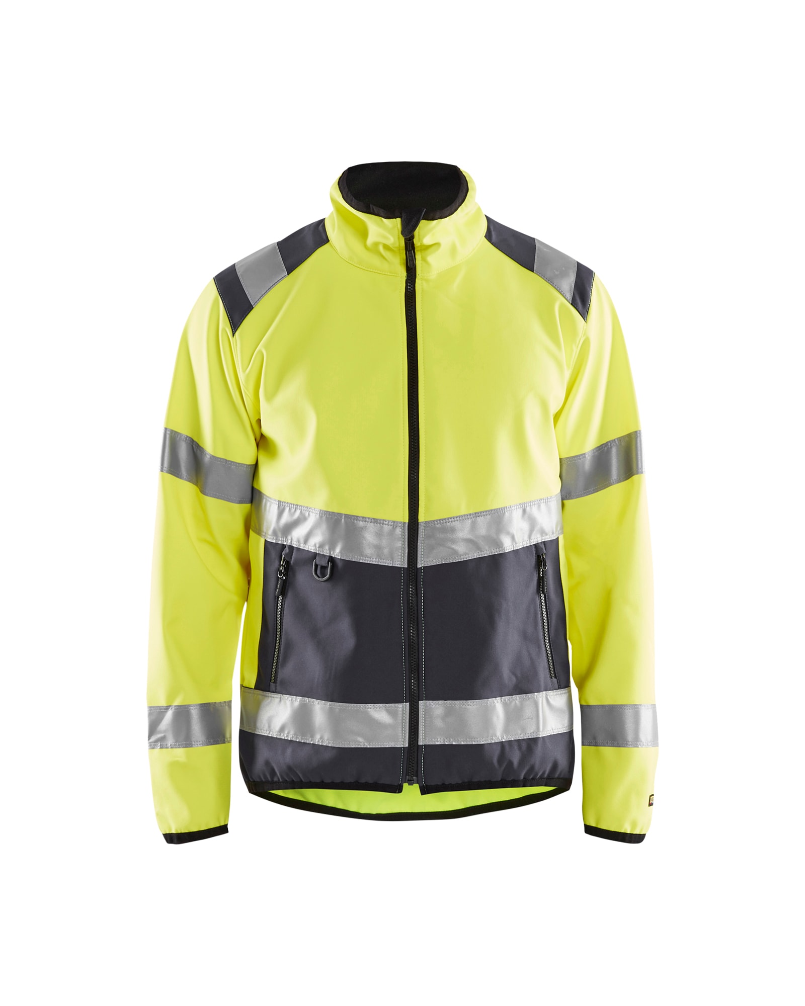 Blåkläder High Vis Softshell Jacke High Vis Orange/Mittelgrau - XXXL