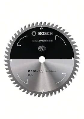 Bosch Standard for Aluminium -pyörösahanterä johdottomiin sahoihin 184 x 2 / 1,5 x 16 T56