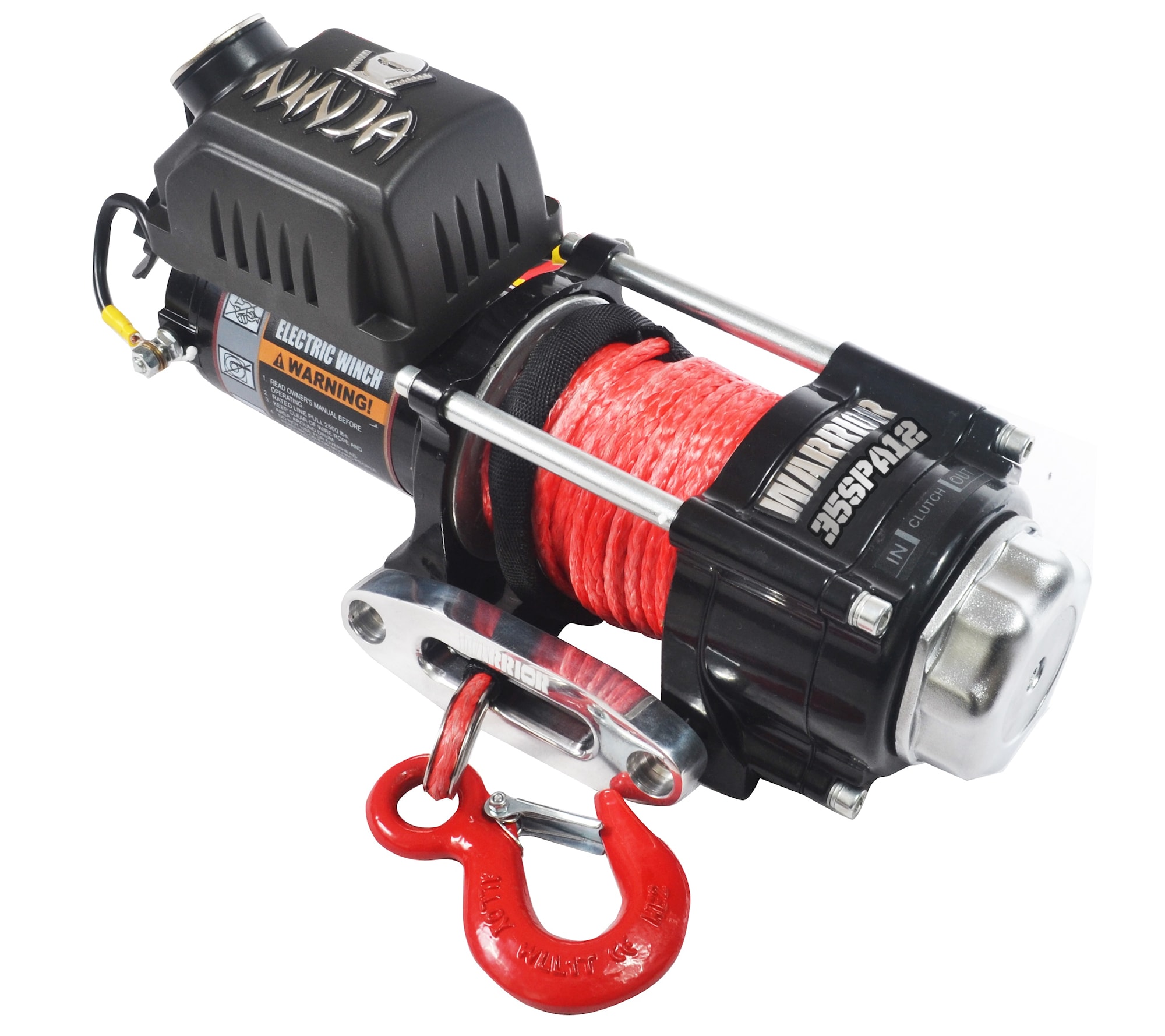 Warrior Winches Trækspil Ninja 3500lb 24V Armortek Syntetisk