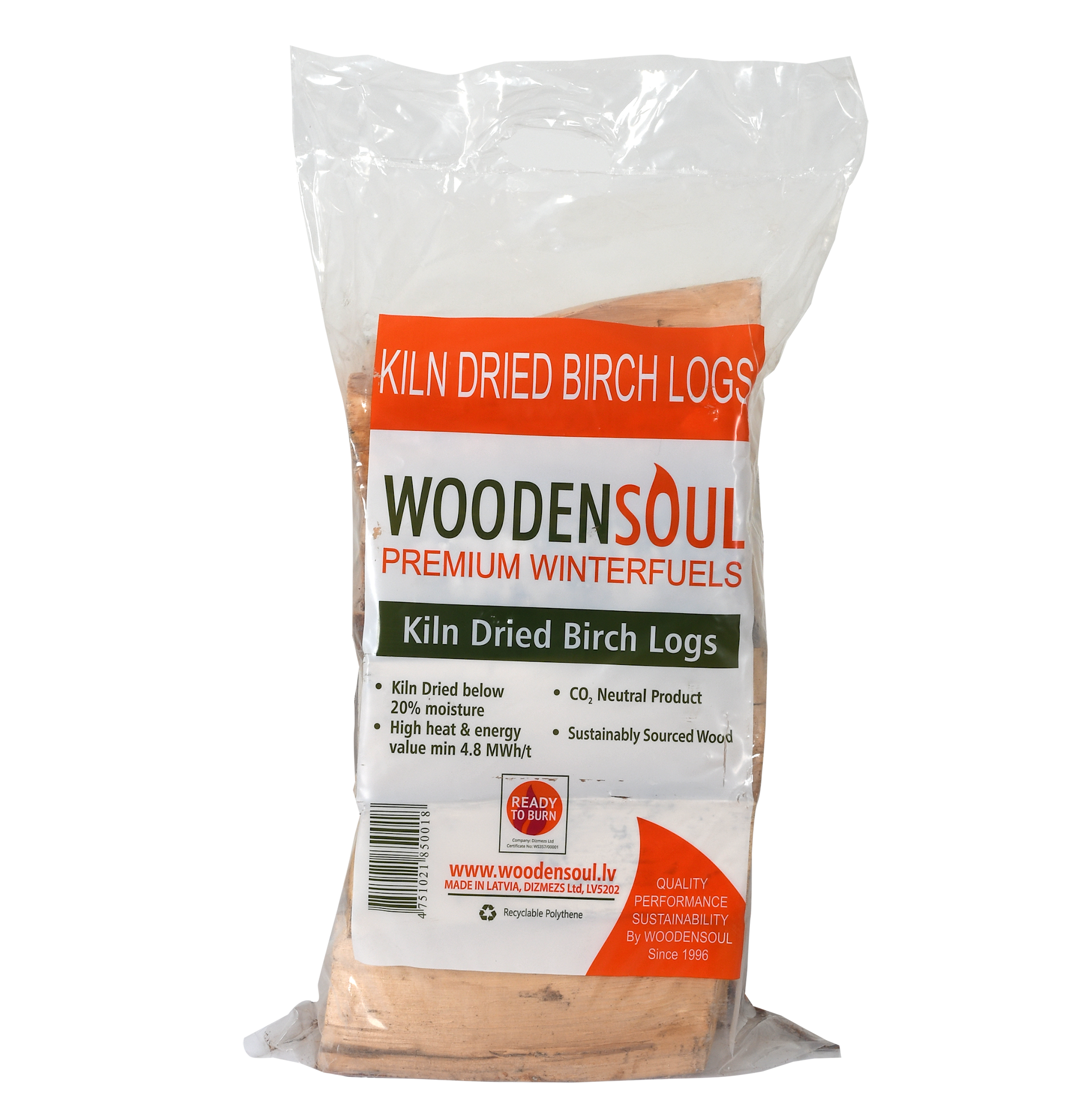 Ved i plastsäck 30 Liter