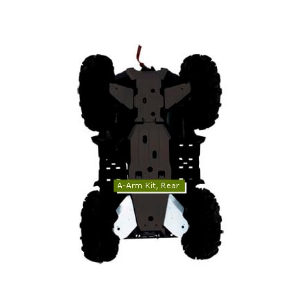 Advarsel Hasplader A-Arme bag Polaris