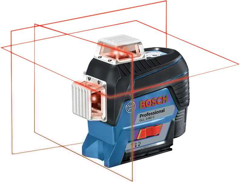 Bosch Kreislaser GLL 3-80 C in L-BOXX ohne Batterie & Ladegerät