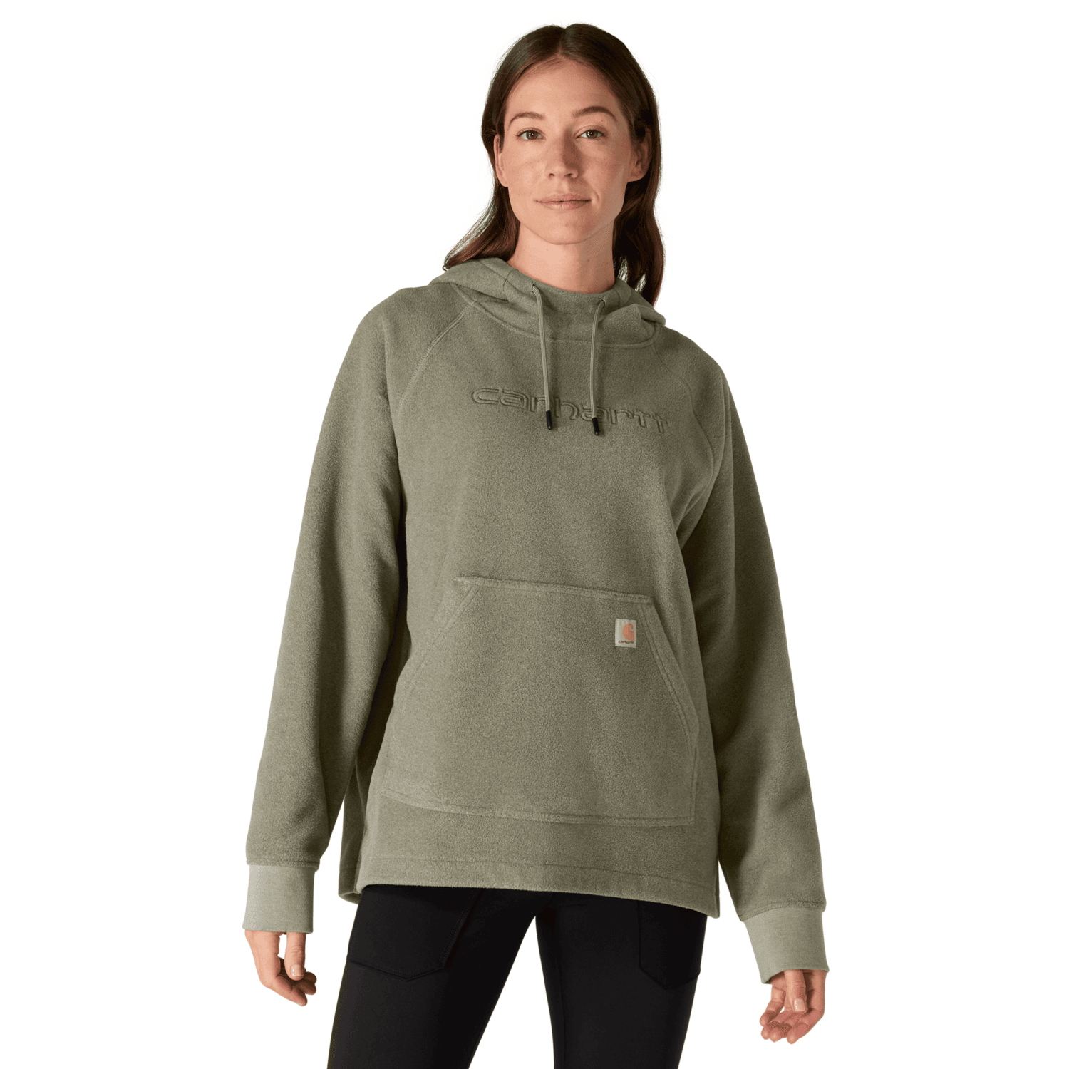 Carhartt Force™ Rochester Fleecetröja Dam Dusty Olive Heather XL