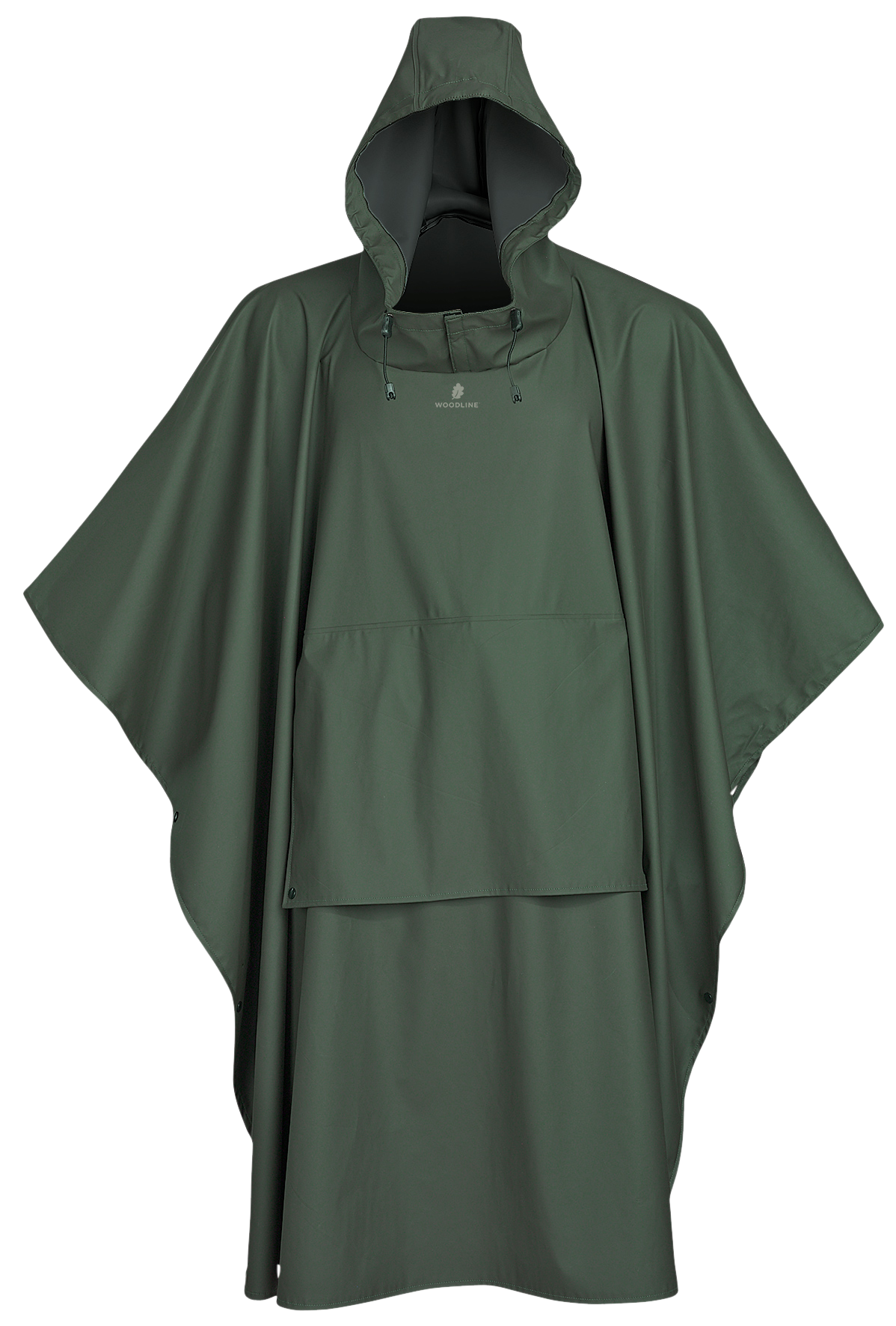 Genzo Grønn Regnponcho XL/XXL