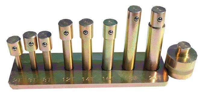 Hawk Dornsats för verkstadspressar 8 st