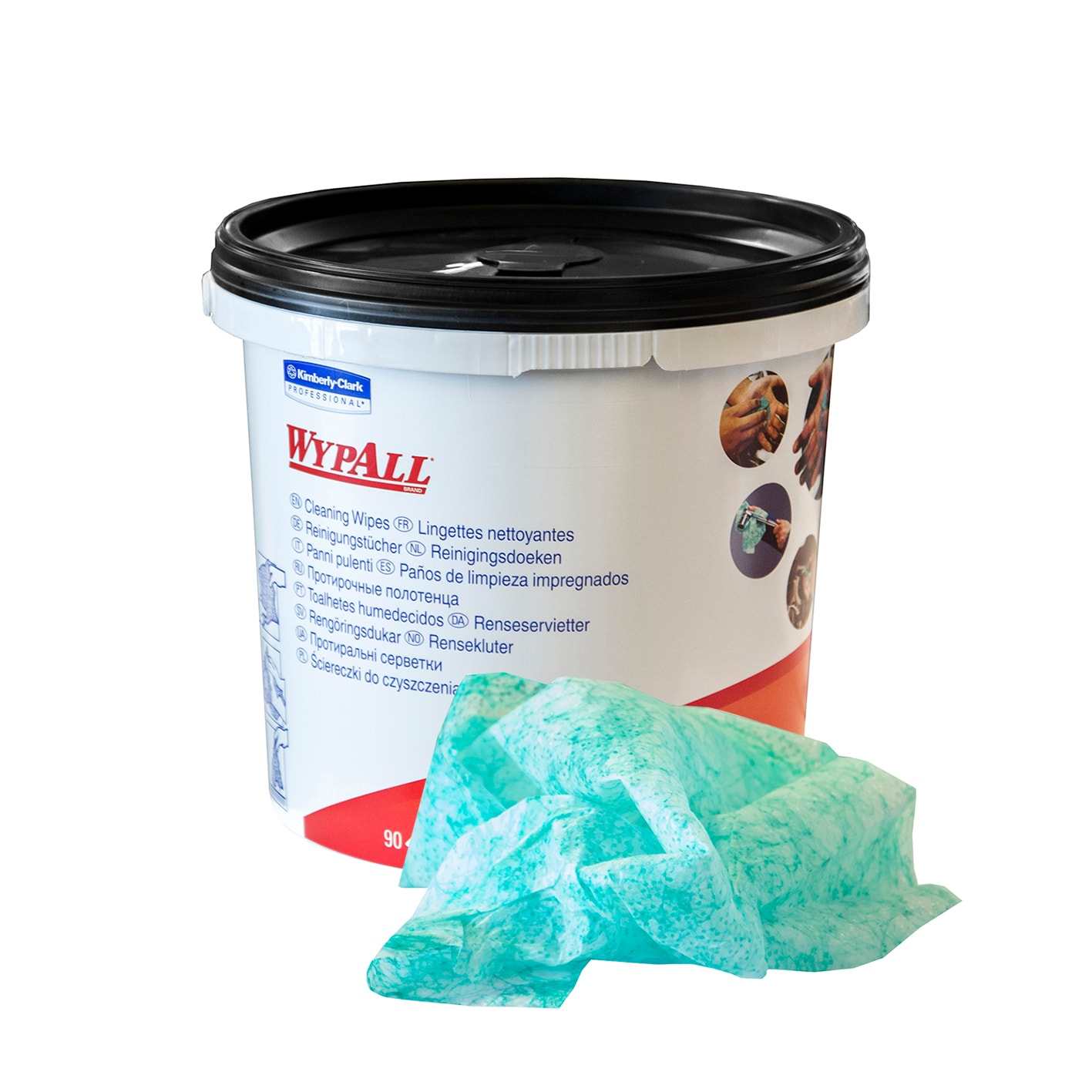 Ikaros Torkdukar i hink Wypall 90-pack