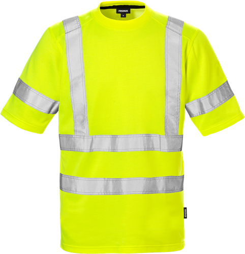 Fristads Høy synlighet t-skjorte 7024 cl 3 THV Hi-Vis Oransje 2XL