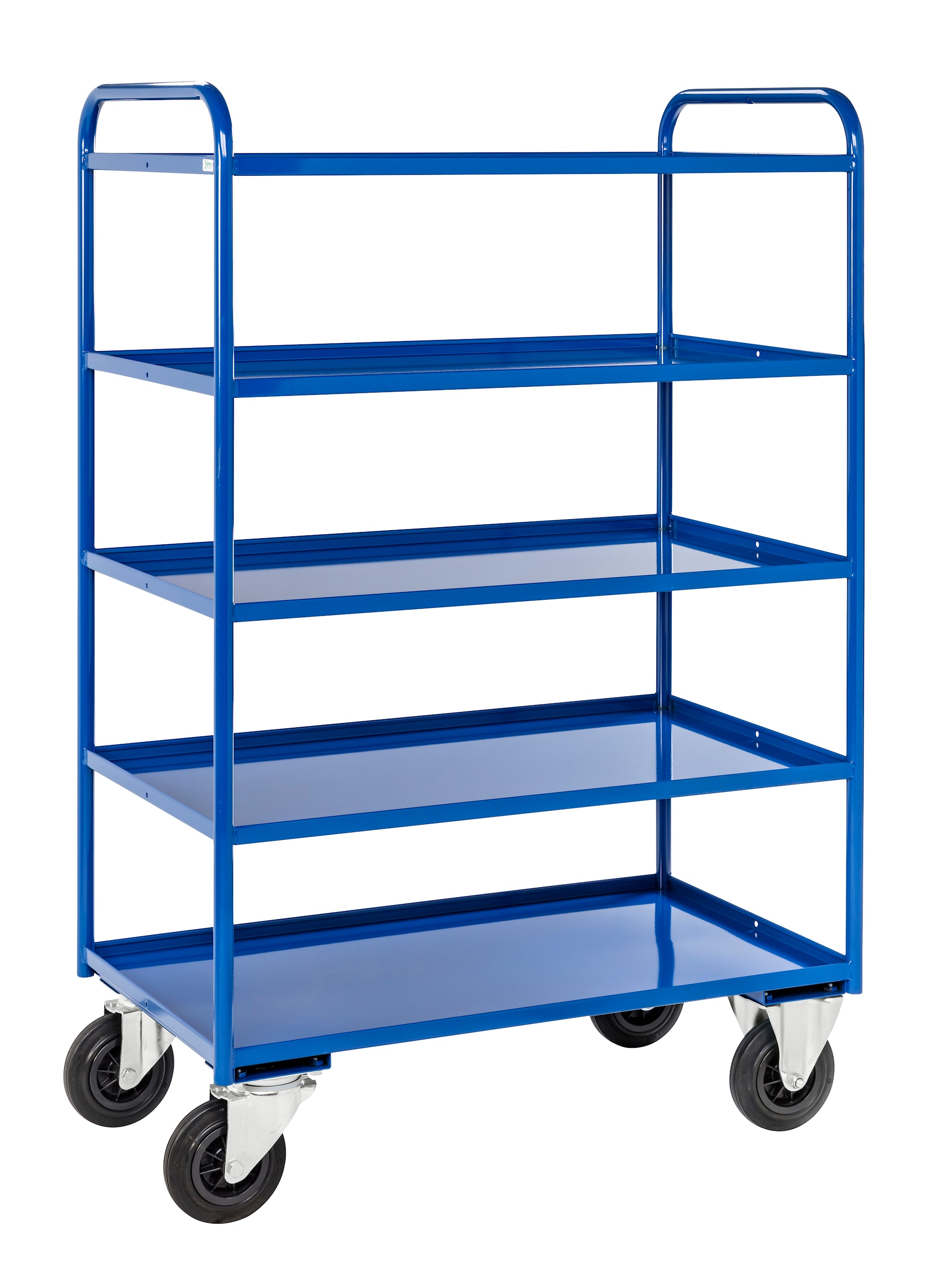 Kongamek Blå Hyllvagn 5 plan, helsvetsad