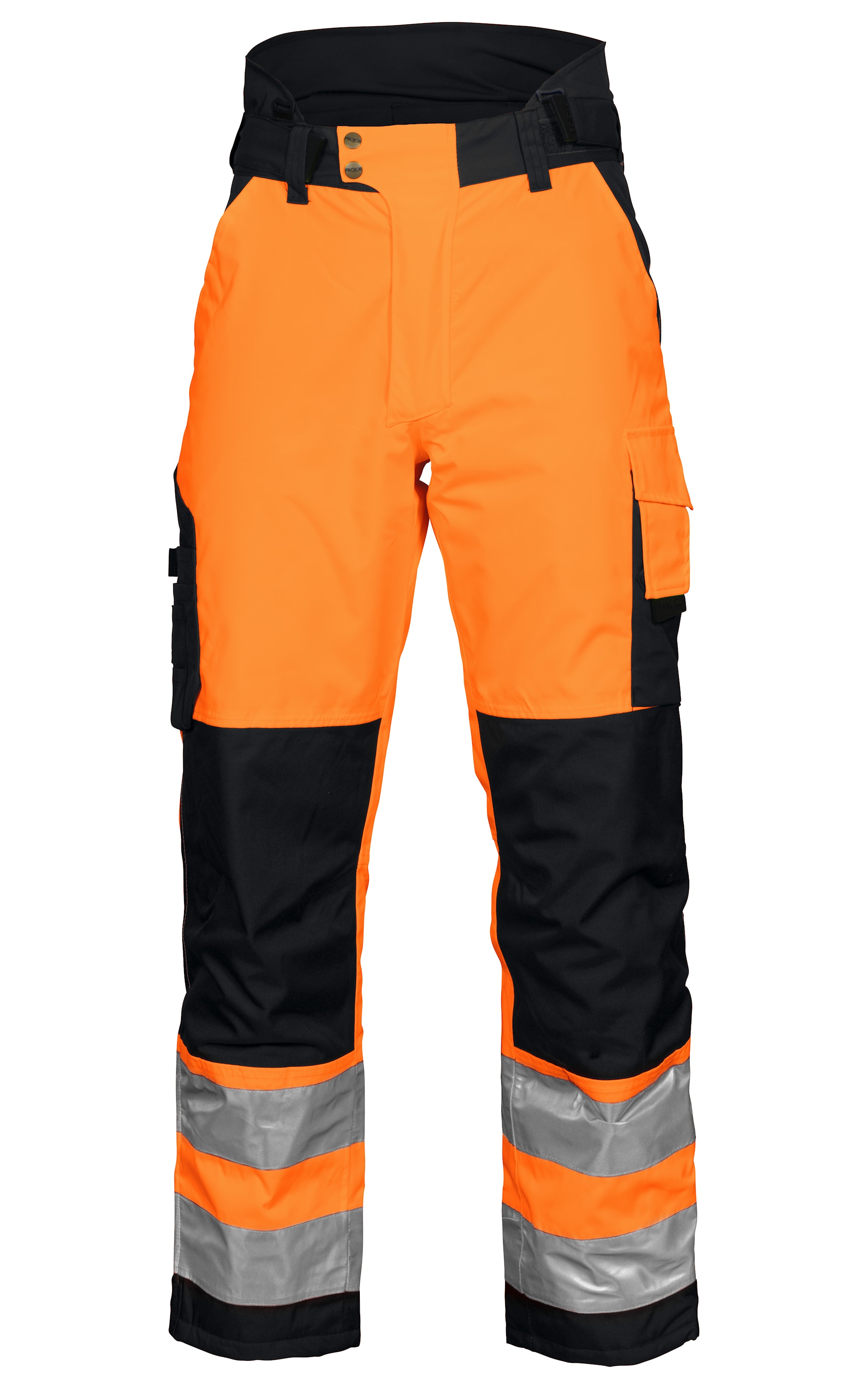 ProJob 6514 Gefütterte Hose Hv En Iso 20471 Klasse 2 - Orange/Black - D120