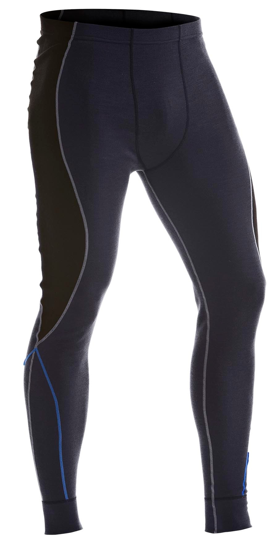 WARM 100% MERINO Long Johns  Grå/Svart L