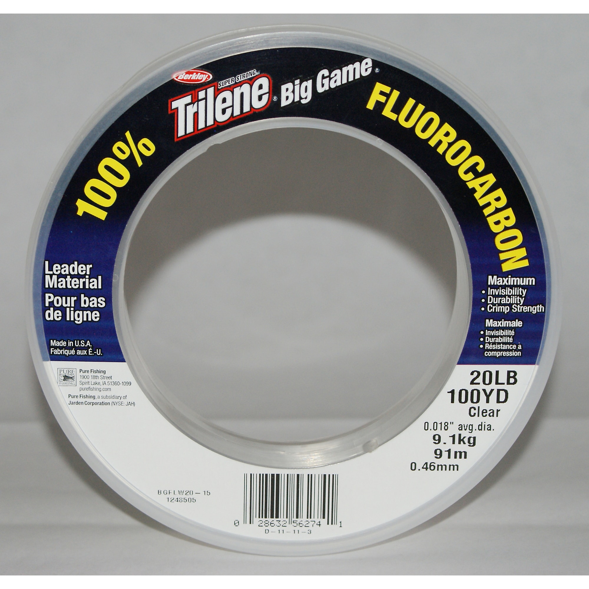 Trilene Big Game FC Leader 25 lb 0,51 mm 92 m