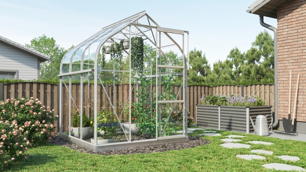 Vitavia Orion 5000 drivhus alu 5 m2 3 mm glas