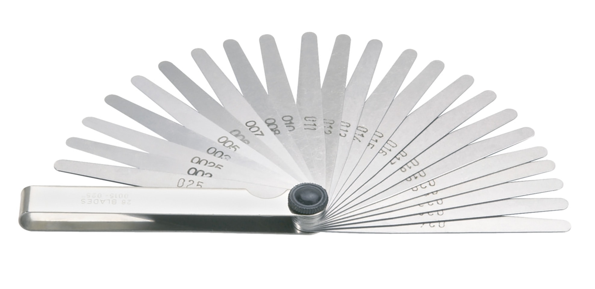 Bahco Profi-Fühlerlehre 1544 0,03-1,00mm 100mm 26 Klingen