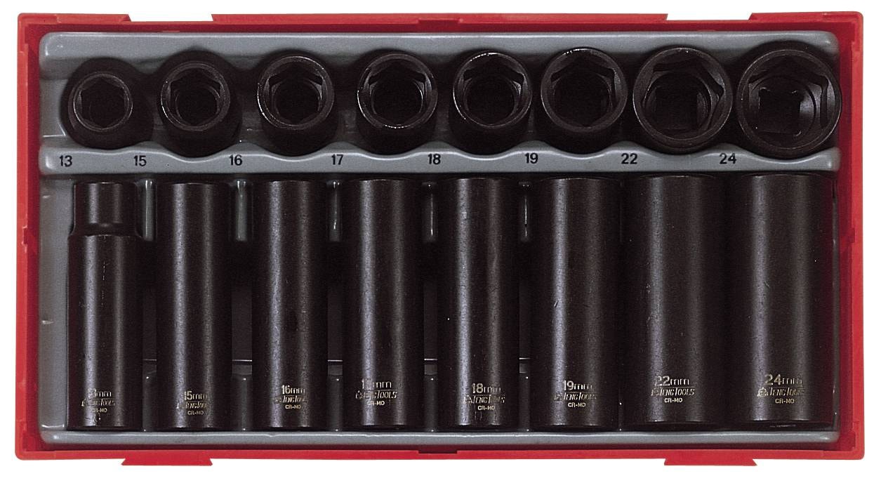 Teng Tools Krafthylssats 1/2 TT9116N 16 delar